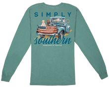 Load image into Gallery viewer, Simply Southern Comfort Colors USA DOG TRUCK Long Sleeve