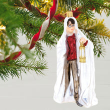 Load image into Gallery viewer, Harry Potter™ Using the Invisibility Cloak™ Glass Ornament