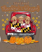 Load image into Gallery viewer, SIMPLY SOUTHERN Maryland Fall Truck Long Sleeve T-shirt