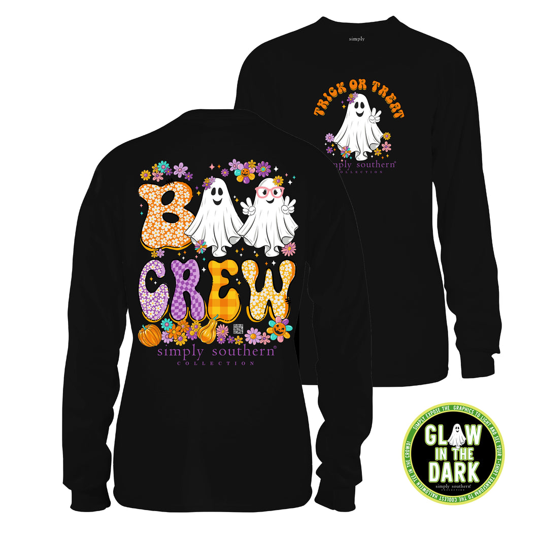 Simply Southern TRICK OR TREAT BOO CREW Long Sleeve T-Shirt