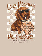 Load image into Gallery viewer, Simply Southern LESS MEANIES MORE WEENIES Long Sleeve T-Shirt