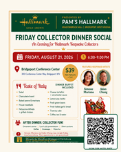 Load image into Gallery viewer, KEEPSAKE COLLECTOR FRIDAY DINNER TICKET August 21st, 6 PM