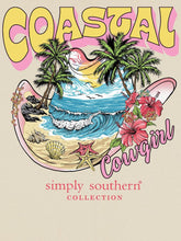 Load image into Gallery viewer, Simply Southern COASTAL COWGIRL Short Sleeve T-Shirt