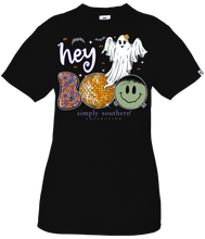 Load image into Gallery viewer, Simply Southern GHOST HEY BOO GLOW IN THE DARK Short Sleeve T-Shirt