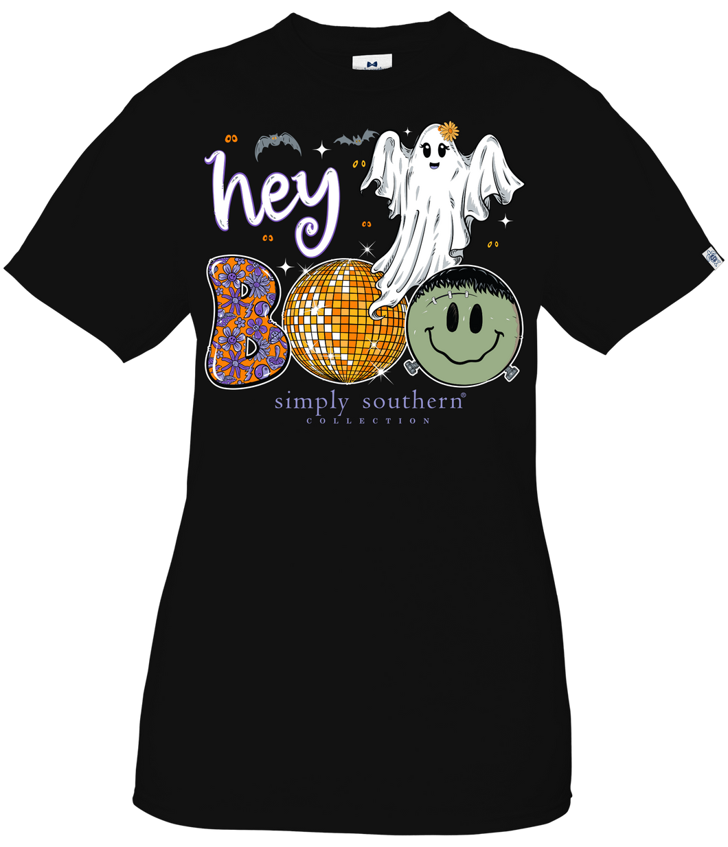 Simply Southern GHOST HEY BOO GLOW IN THE DARK Short Sleeve T-Shirt