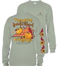 Load image into Gallery viewer, Simply Southern Special Edition VIRGINIA THANKFUL Long Sleeve T-shirt