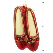 Load image into Gallery viewer, The Wizard of Oz™ Ruby Slippers™ Glass Ornament