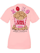 Load image into Gallery viewer, Simply Southern XOXO TIME FRIES WHEN I&#39;M WITH YOU Short Sleeve T-Shirt
