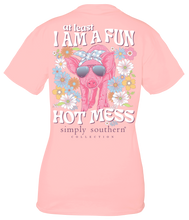 Load image into Gallery viewer, Simply Southern I AM A FUN HOT MESS Short Sleeve T-Shirt

