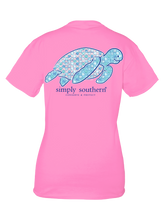 Load image into Gallery viewer, Simply Southern TRACKING PREPPY SEA TURTLE Short Sleeve T-Shirt
