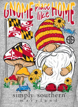 Load image into Gallery viewer, TShirt "Gnome Place Like Home" Simply Southern Short-Sleeve