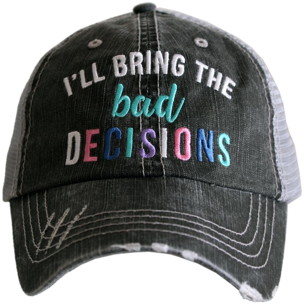 BAD DECISIONS TRUCKER HATS