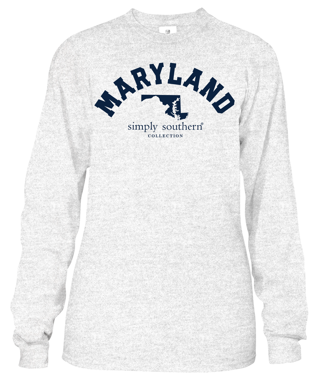 Simply Southern LS Maryland Block Letters TShirt