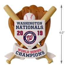 Load image into Gallery viewer, Washington Nationals World Series Champions 2019 Keepsake Ornament