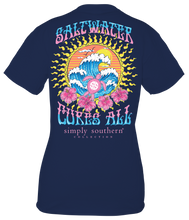 Load image into Gallery viewer, Simply Southern SALTWATER CURES ALL Short Sleeve T-Shirt
