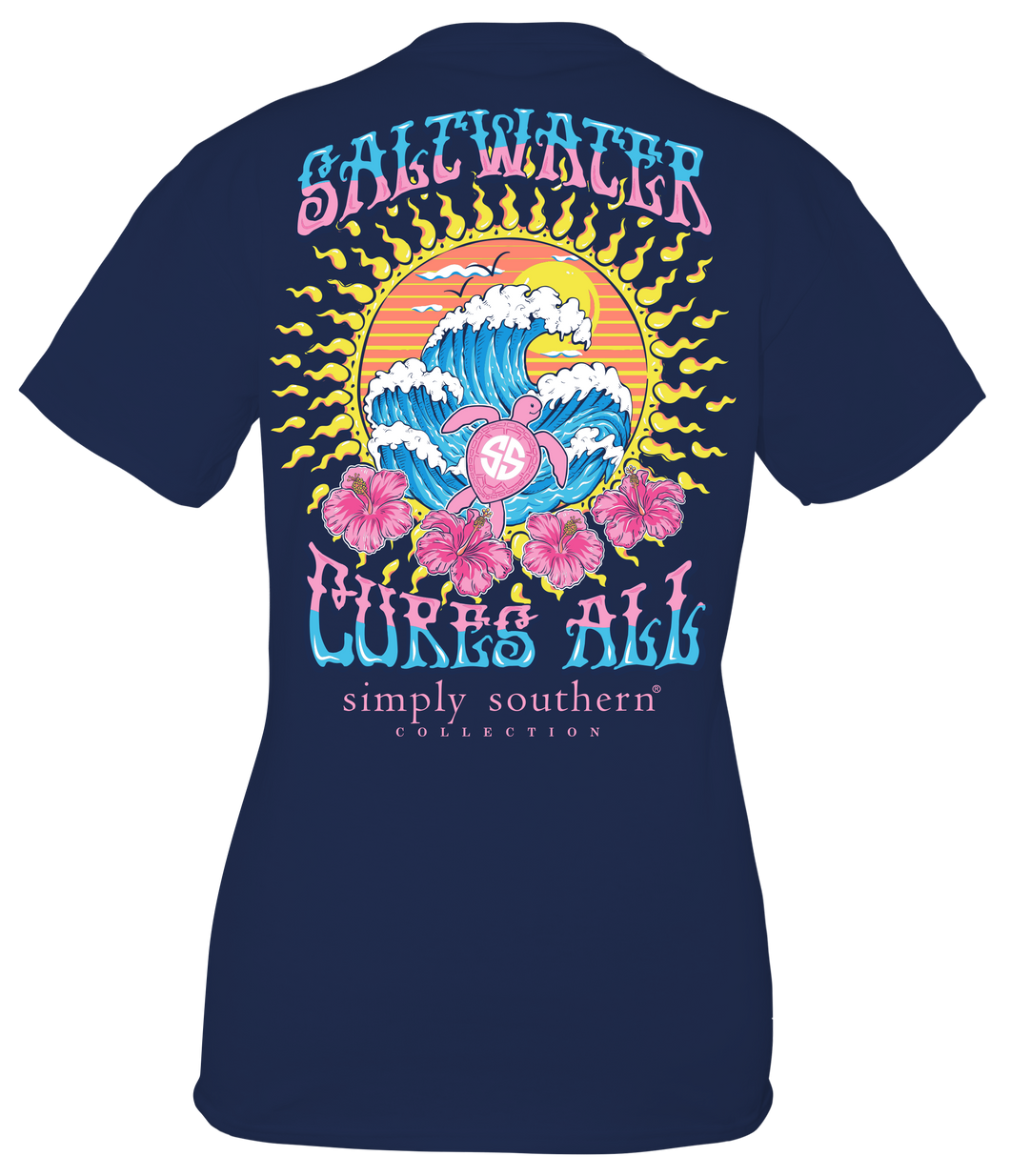 Simply Southern SALTWATER CURES ALL Short Sleeve T-Shirt
