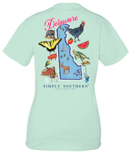 Load image into Gallery viewer, Simply Southern STATES-DE DELAWARE Short Sleeve T-Shirt
