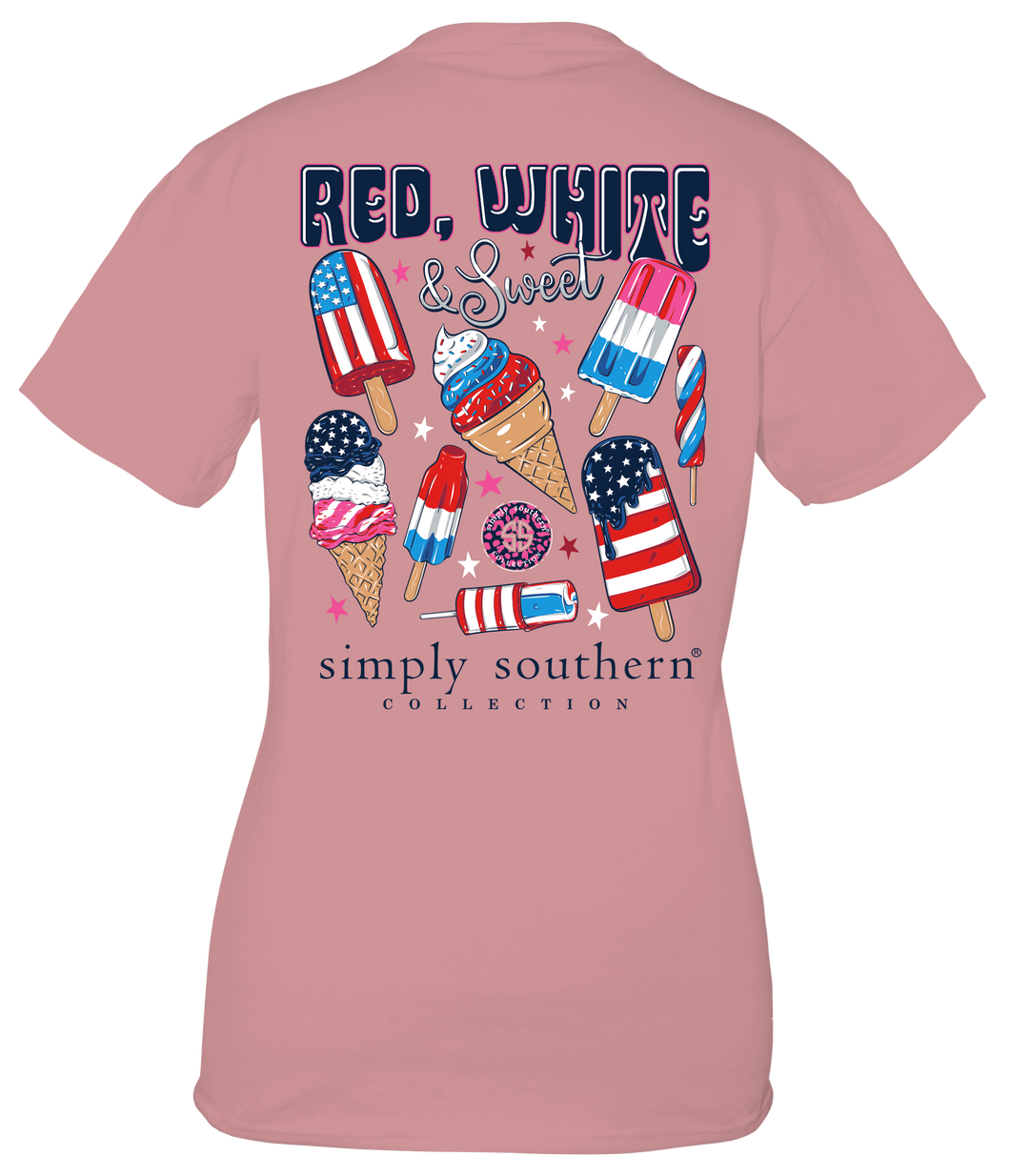 Simply Southern RED, WHITE & SWEET Short Sleeve T-Shirt