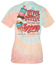 Load image into Gallery viewer, Simply Southern SCOOP NEVER SETTLE FOR JUST ONE Short Sleeve T-Shirt
