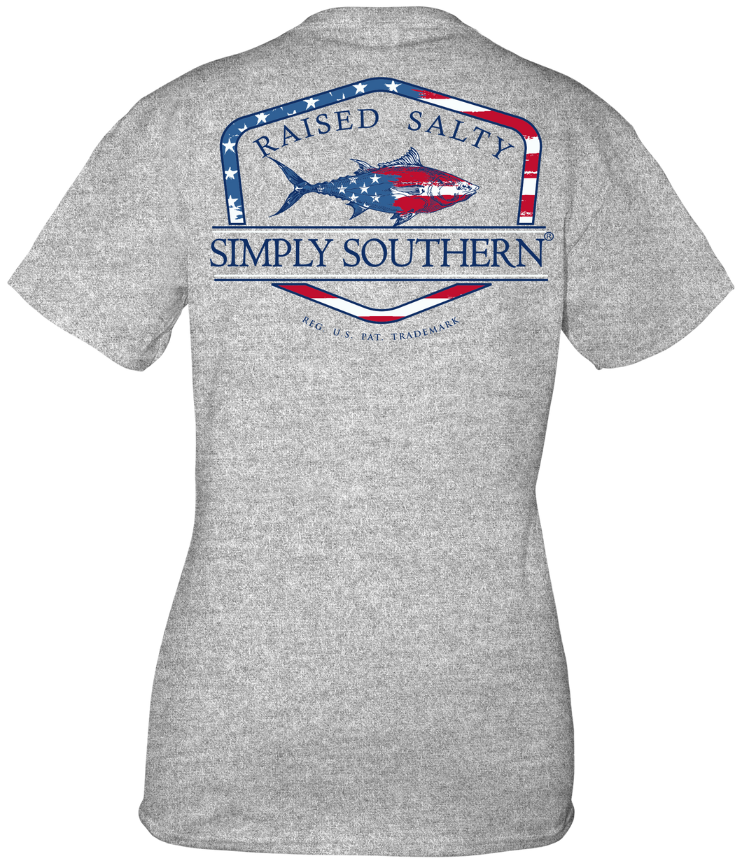 Simply Southern FLAG FISH Short Sleeve