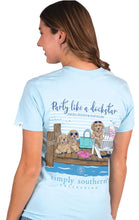 Load image into Gallery viewer, Simply Southern PARTY LIKE A DOCK STAR Short Sleeve T-Shirt
