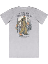 Load image into Gallery viewer, Simply Southern BIGFOOT IF THEY ASK YOU NEVER SAW ME Short Sleeve T-Shirt
