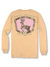 Load image into Gallery viewer, Simply Southern CAMO DEER SIMPLY SOUTHERN OUTFITTERS Long Sleeve T-Shirt
