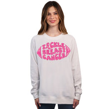 Load image into Gallery viewer, Simply Southern CANCER TICKLE BREAST CANCER Crew Shirt
