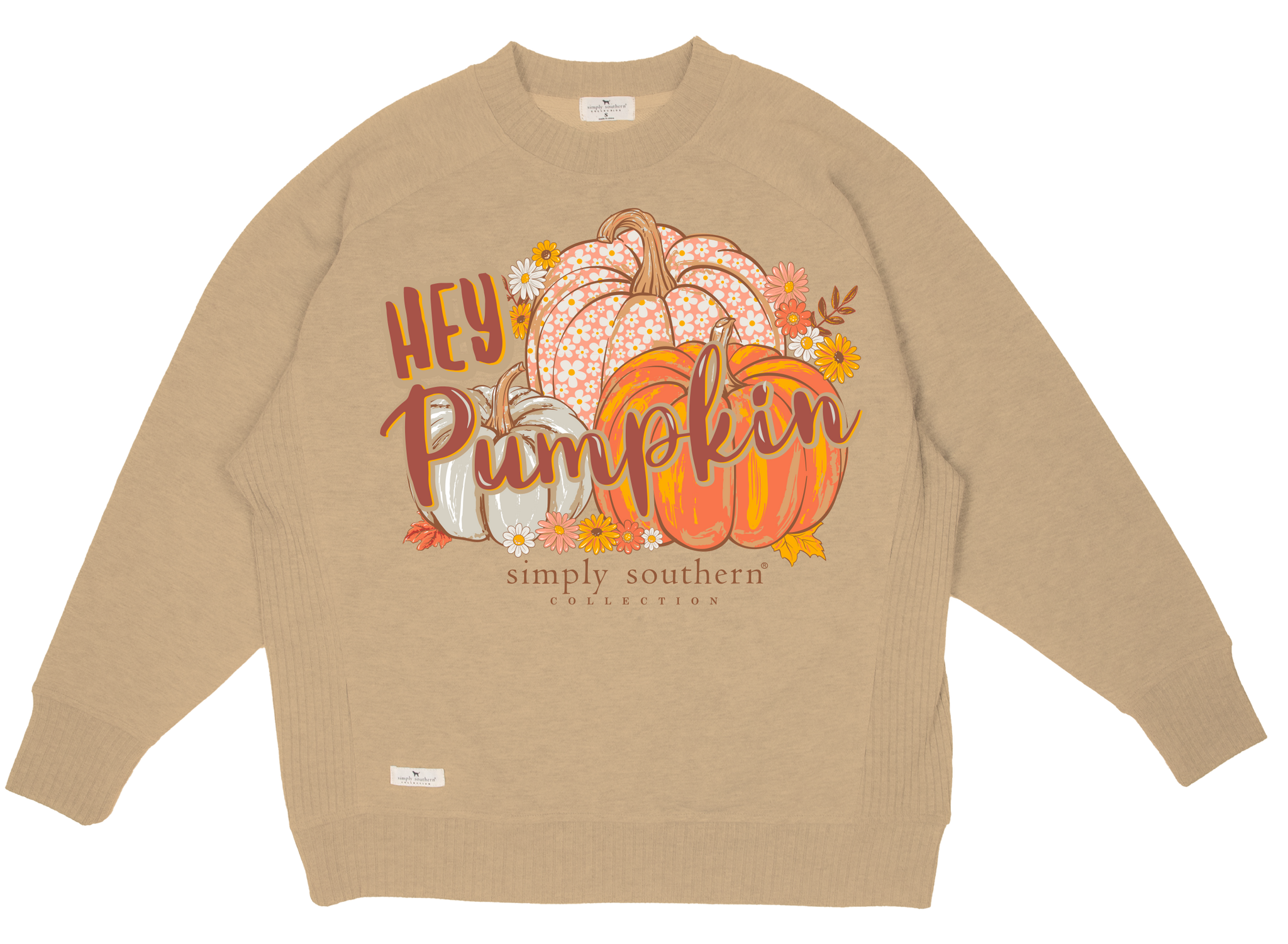 Simply southern top ribbed pullover