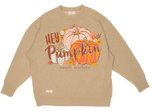 Load image into Gallery viewer, Simply Southern HEY PUMPKIN RIBBED CREW SHIRT
