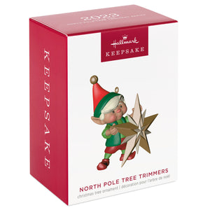 North Pole Tree Trimmers Ornament