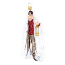 Load image into Gallery viewer, Harry Potter™ Using the Invisibility Cloak™ Glass Ornament

