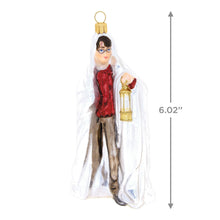 Load image into Gallery viewer, Harry Potter™ Using the Invisibility Cloak™ Glass Ornament
