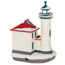 Load image into Gallery viewer, Holiday Lighthouse 2023 Ornament With Light
