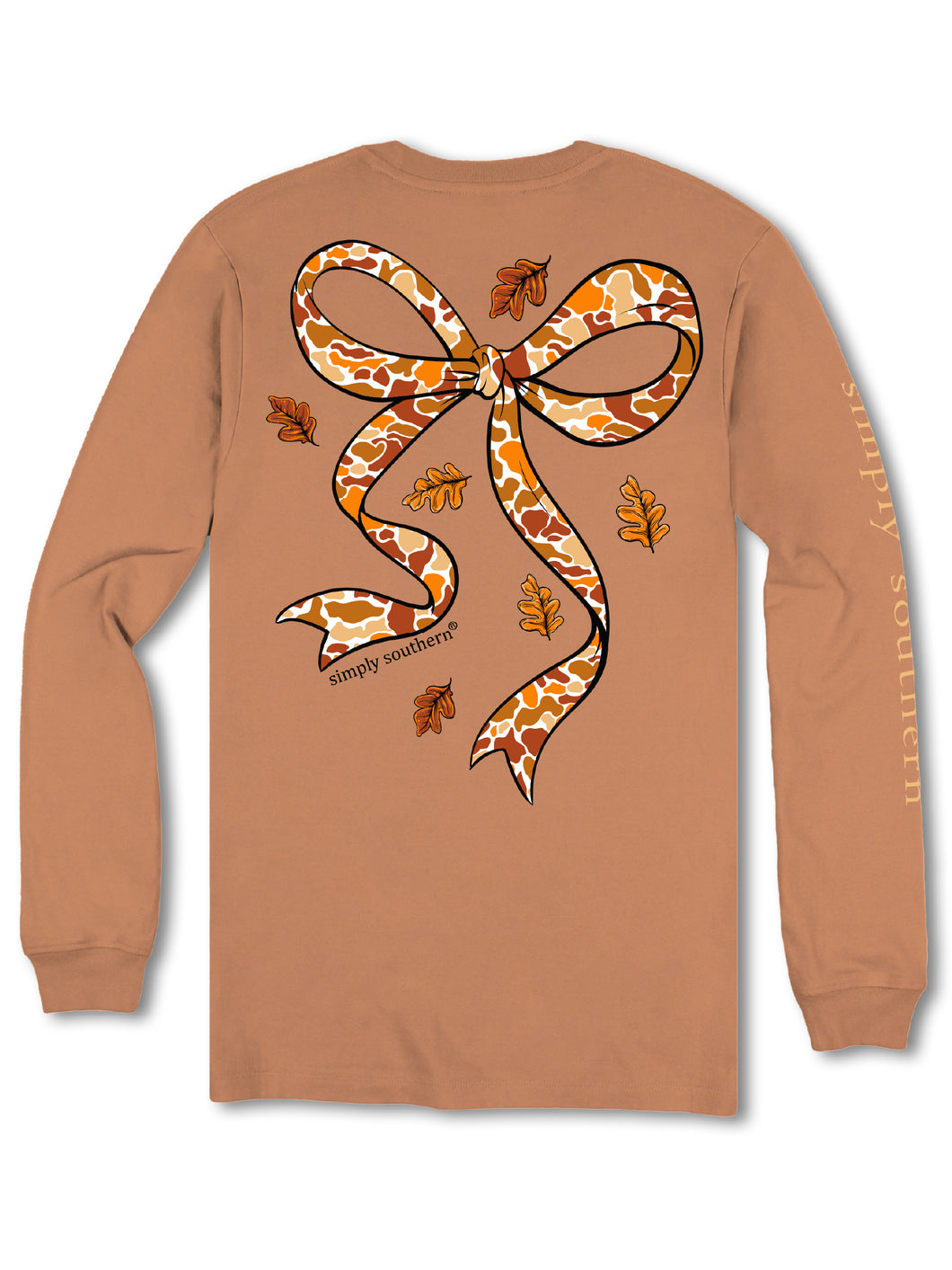 Simply Southern CAMO BOW Long Sleeve T-Shirt
