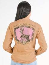 Load image into Gallery viewer, Simply Southern CAMO DEER SIMPLY SOUTHERN OUTFITTERS Long Sleeve T-Shirt
