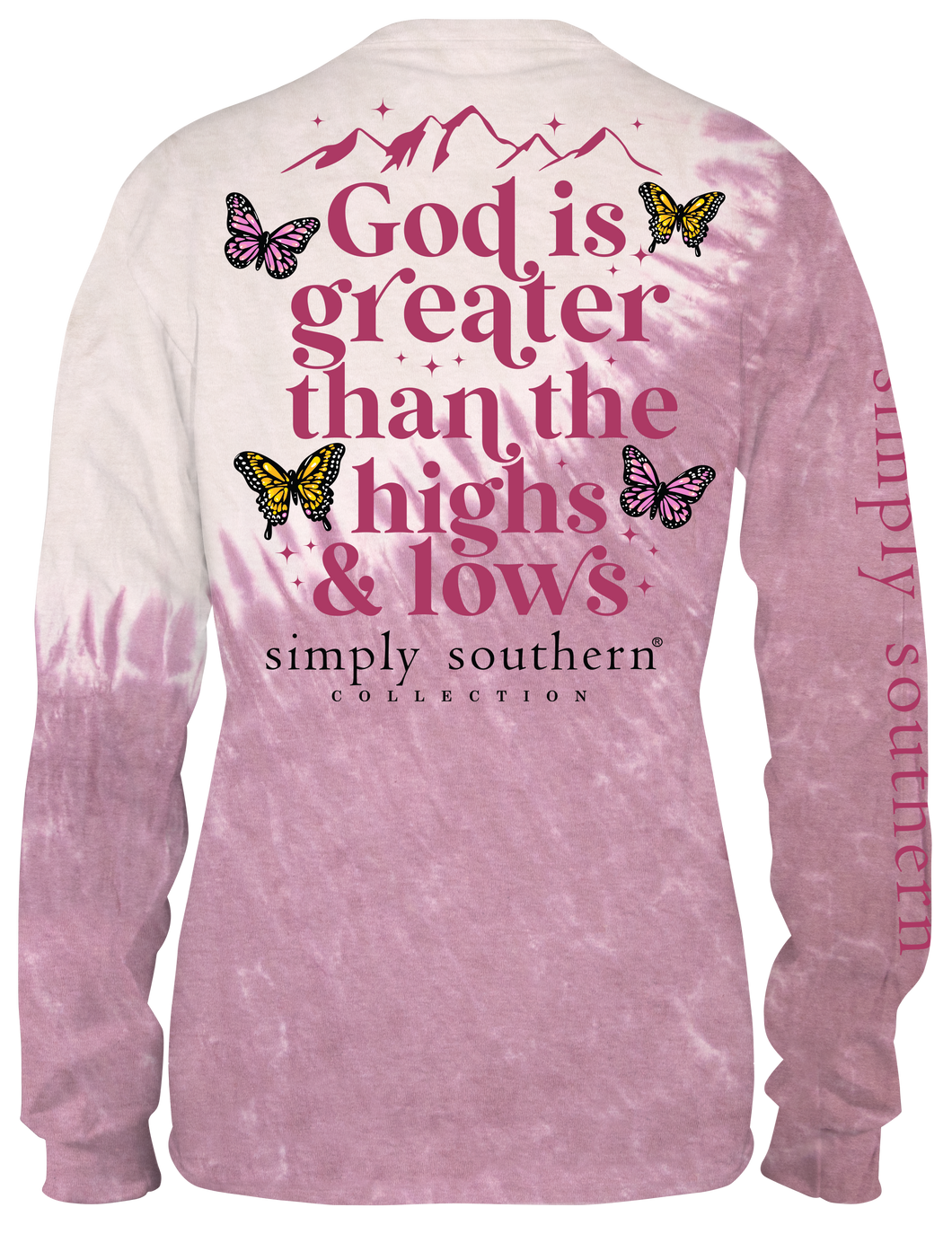 Simply Southern GGHL GOD IS GREATER THAN THE HIGHS & LOWS Long Sleeve T-Shirt