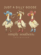 Load image into Gallery viewer, Simply Southern JUST A SILLY GOOSE Long Sleeve T-Shirt
