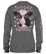 Load image into Gallery viewer, Simply Southern MOODY BUT SWEET Long Sleeve T-Shirt
