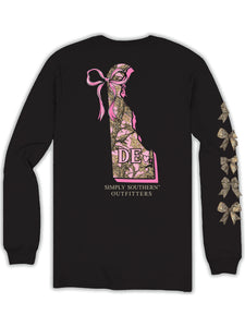 Simply Southern DE STATE-DELAWARE Long Sleeve T-Shirt