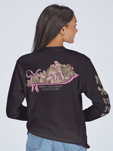 Simply Southern KY-STATE KENTUCKY Long Sleeve T-Shirt