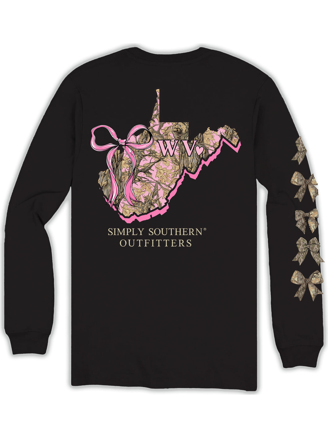 Simply Southern WV STATE-WEST VIRGINIA Long Sleeve T-Shirt