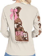 Load image into Gallery viewer, Simply Southern STATE DELAWARE SHIRT Long Sleeve Shirt
