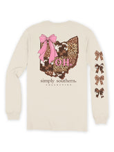 Load image into Gallery viewer, Simply Southern STATE OHIO SHIRT Long Sleeve T-Shirt
