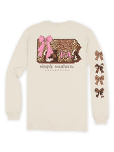 Load image into Gallery viewer, Simply Southern STATE PENNSYLVANIA SHIRT Long Sleeve T-Shirt
