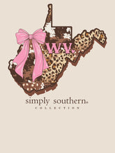Load image into Gallery viewer, Simply Southern STATE WEST VIRGINIA SHIRT Long Sleeve T-Shirt
