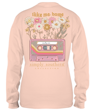 Load image into Gallery viewer, Simply Southern TAPE- TAKE ME HOME Long Sleeve T-Shirt
