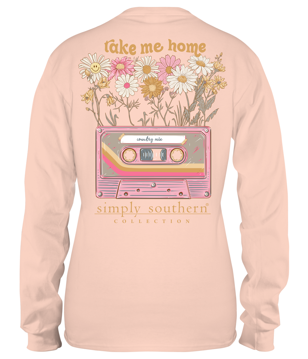 Simply Southern TAPE- TAKE ME HOME Long Sleeve T-Shirt