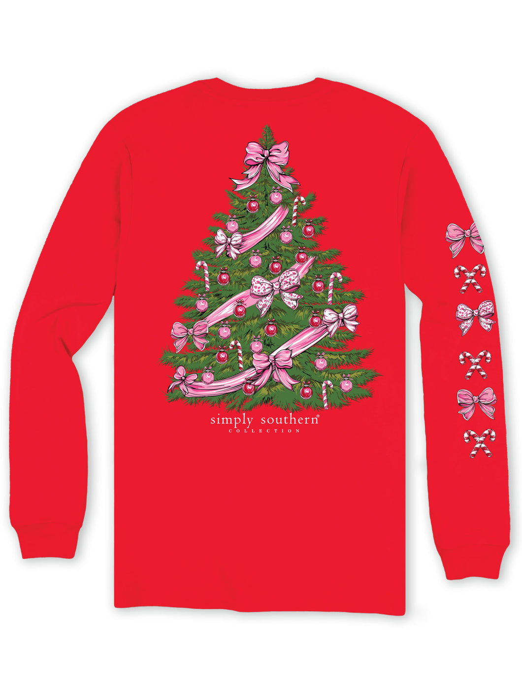 Simply Southern TREE CHRISTMAS TREE Long Sleeve T-Shirt