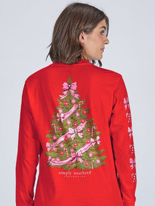 Simply Southern TREE CHRISTMAS TREE Long Sleeve T-Shirt
